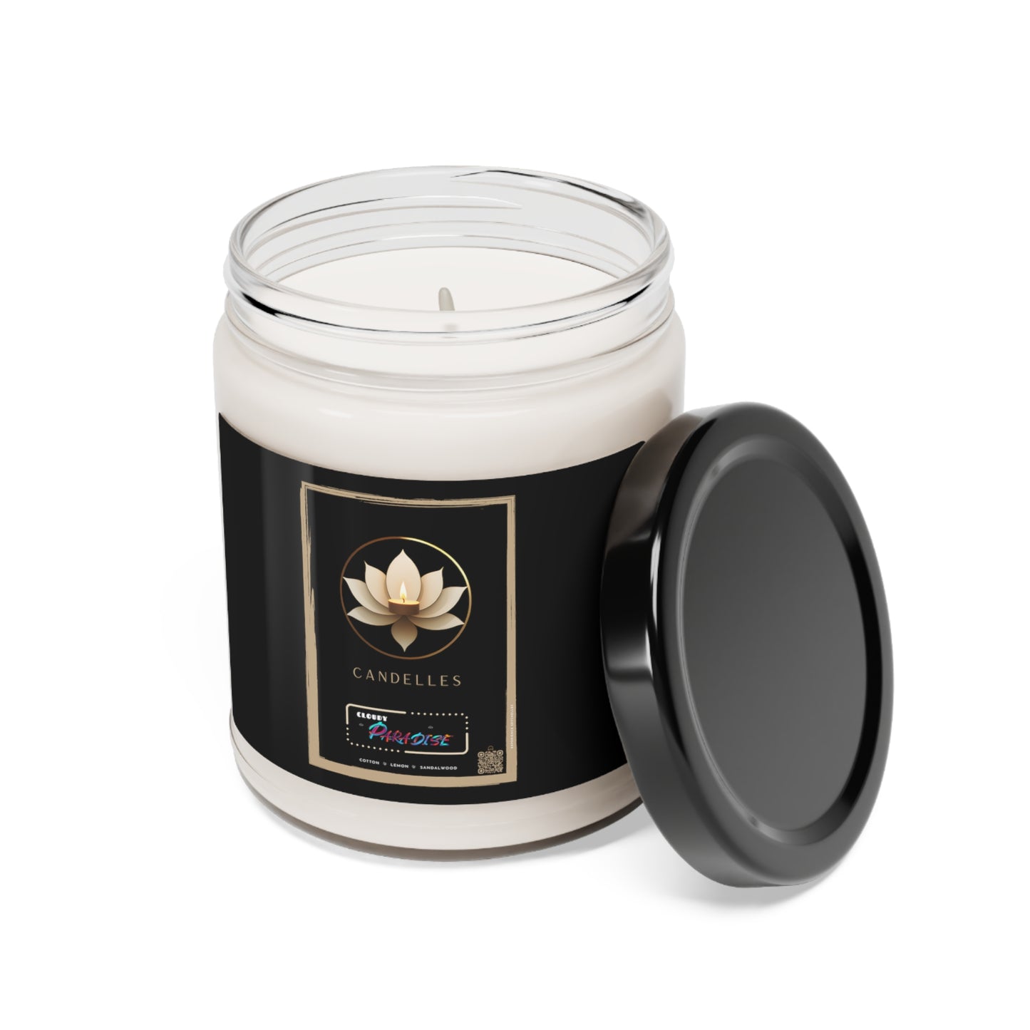 'Cloudy Paradise' by Candelles, Scented Soy Candle, 9oz