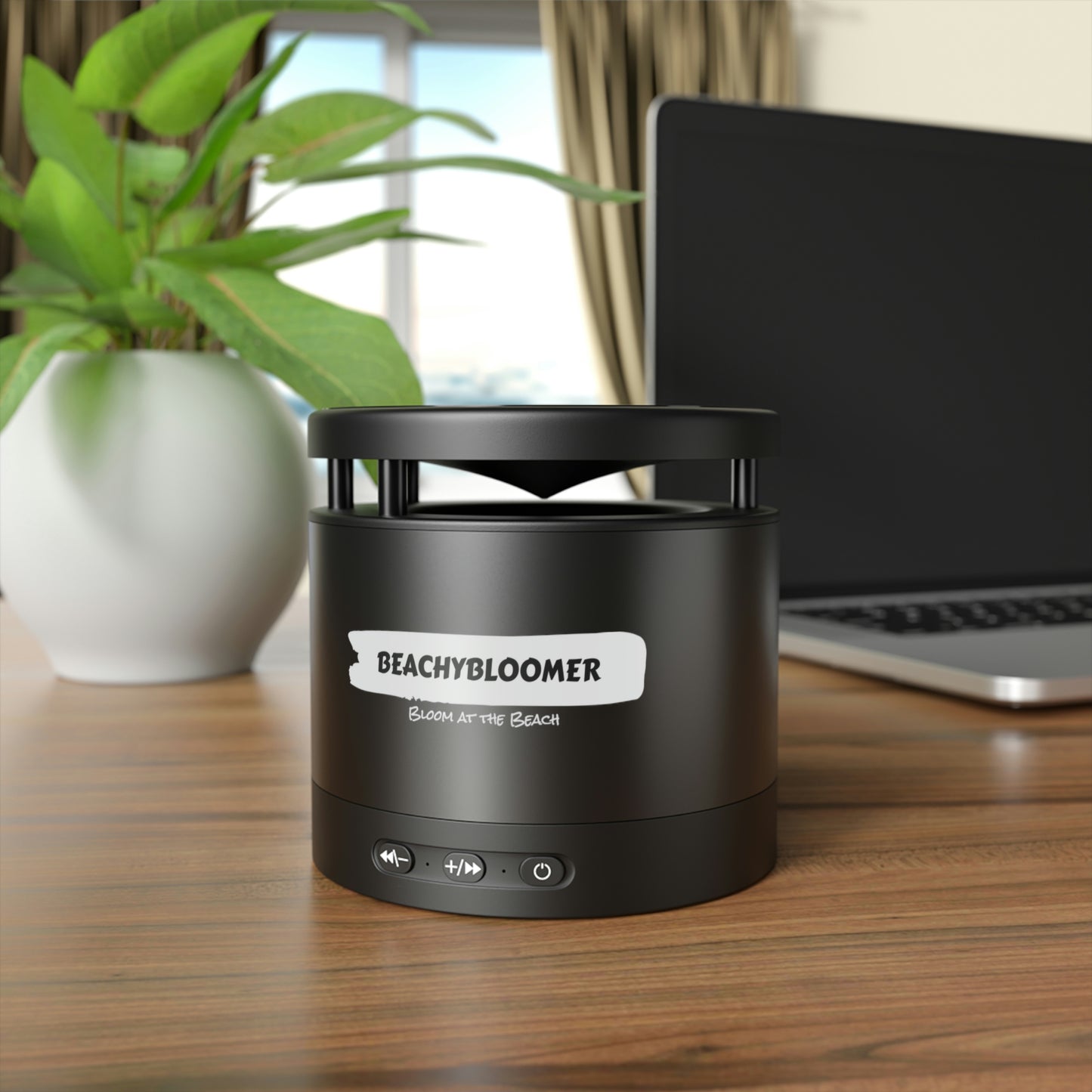 'Shadow Sound' Metal Bluetooth Speaker and Wireless Charging Pad