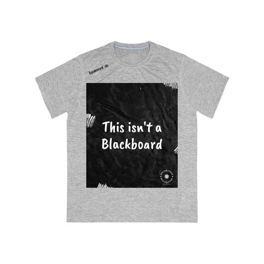 'Not Blackboard' Men's Sports T-shirt