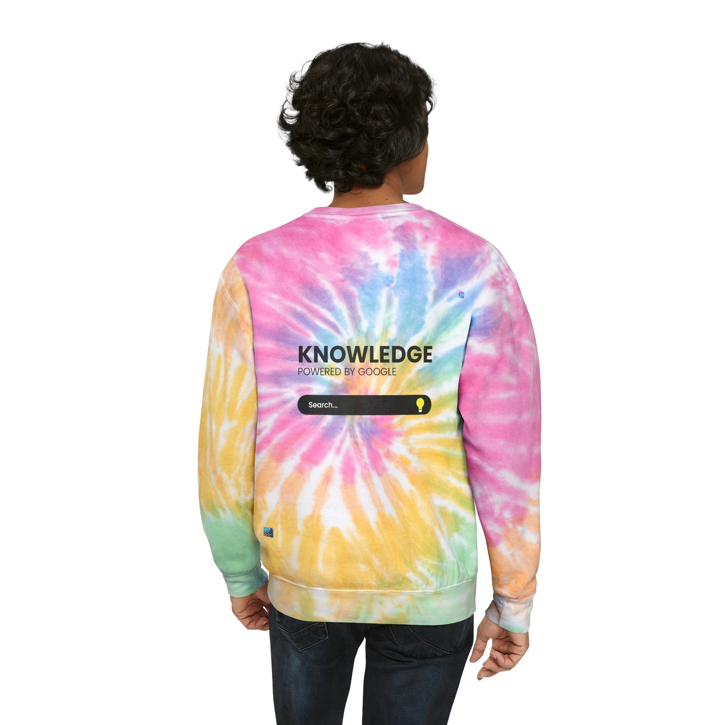 'Cosmic Bloom' Unisex Tie-Dye Sweatshirt