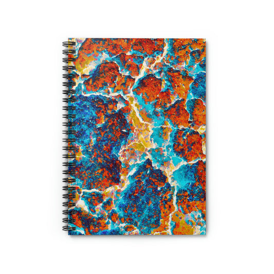 'Rainbow Scribbles' Spiral Notebook - Ruled Line