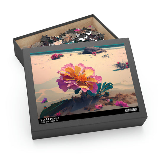 'Seaside Rose' Puzzle (120, 252, 500-Piece)